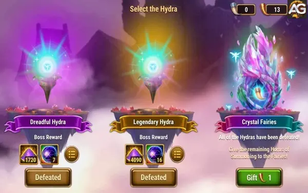 Crystal Fairies in Hero Wars Alliance