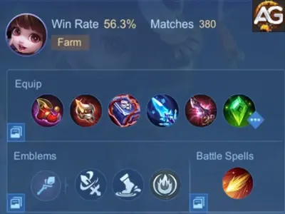 Change Build with Impure Rage Emblem MLBB MOBA